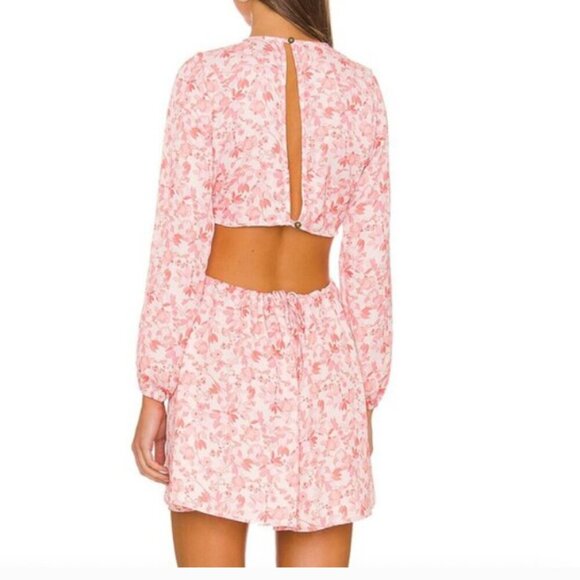 RESA Revolve Jojo Dress Pink Women's Size Medium Cut Out - Picture 2 of 5